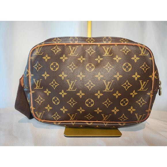SOLD Louis Vuitton LV Monogram the Reporter PM Crossbody Bag Canvas Vachetta - Picture 10 of 15